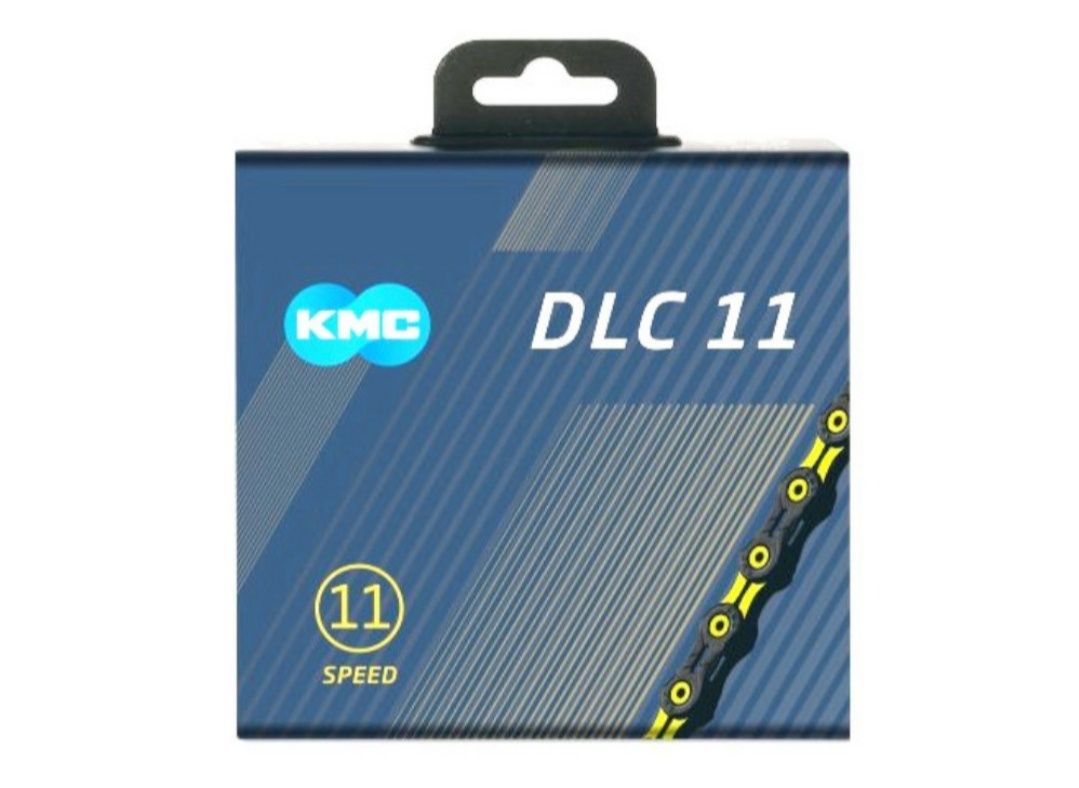 KMC DLC 11 Chain - 11-speed - black/yellow
