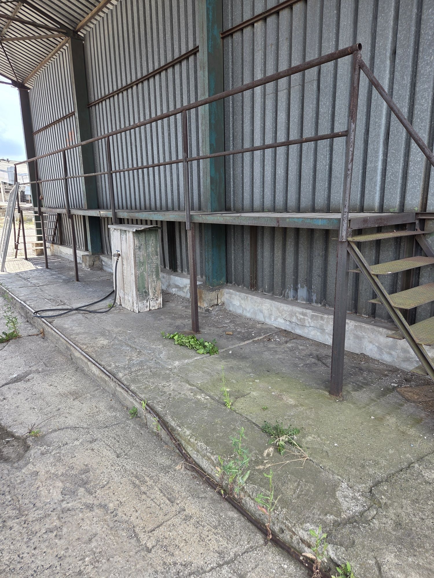 Rampa stalowa podest balkon