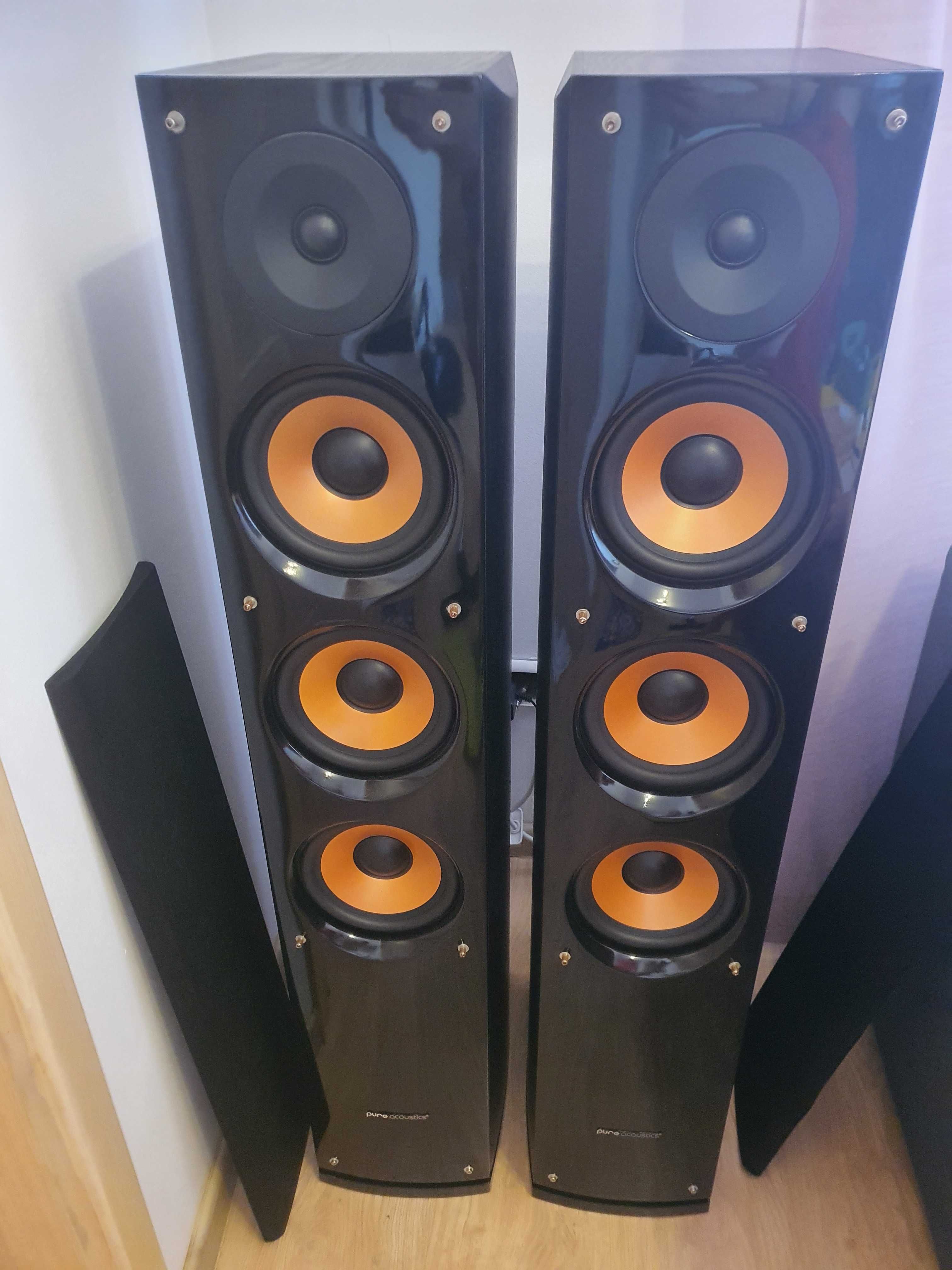 Amplituner Yamaha MusicCast R-N303D + kolumny Pure Acoustics Nova 8F