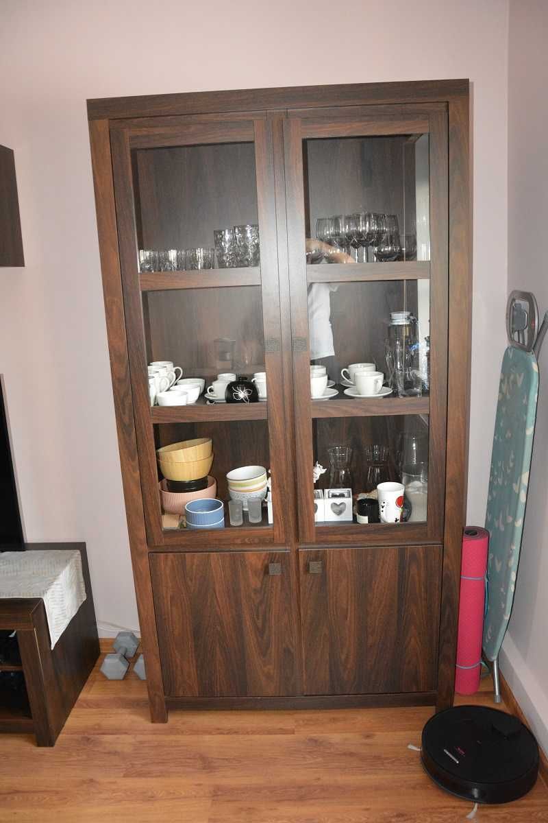 zestaw 5-cio element. mebli forte indigo kolor wenge duży pokój salon