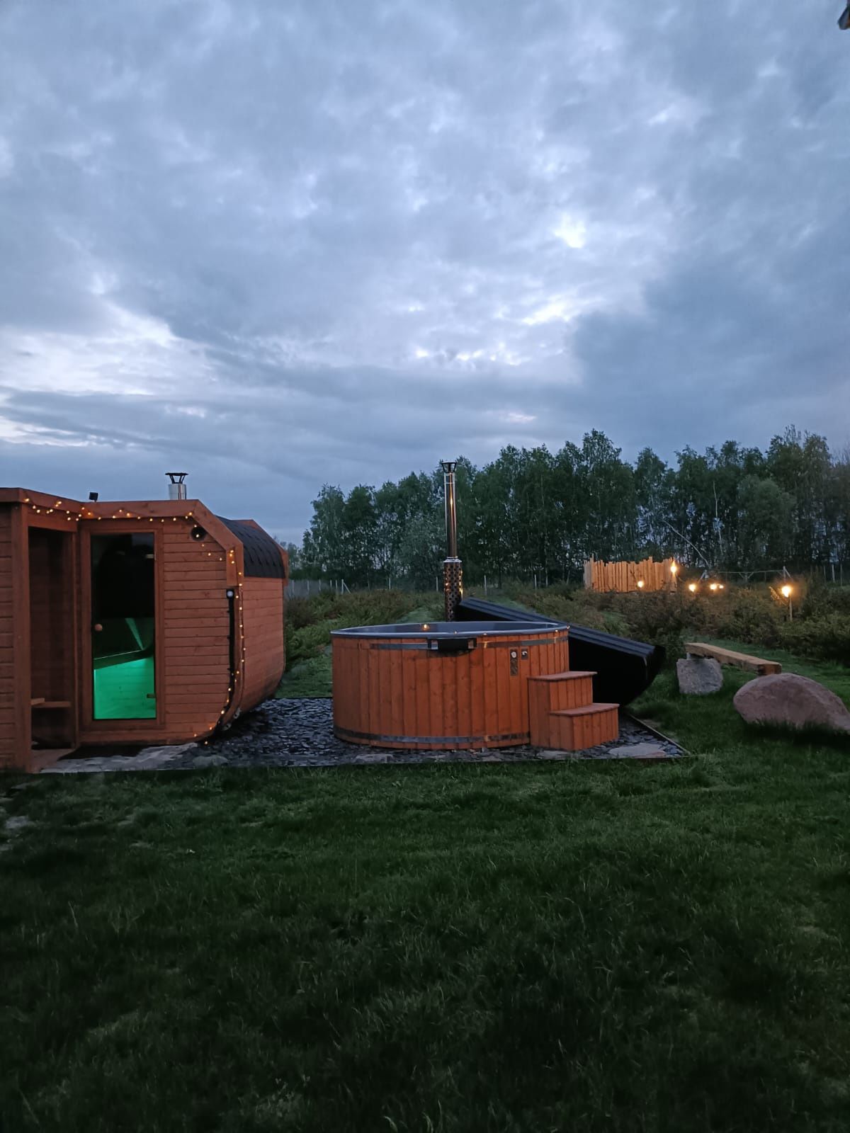 Nowy domek letniskowy bardzo duże jacuzzi sauna antresola sad pigwowca