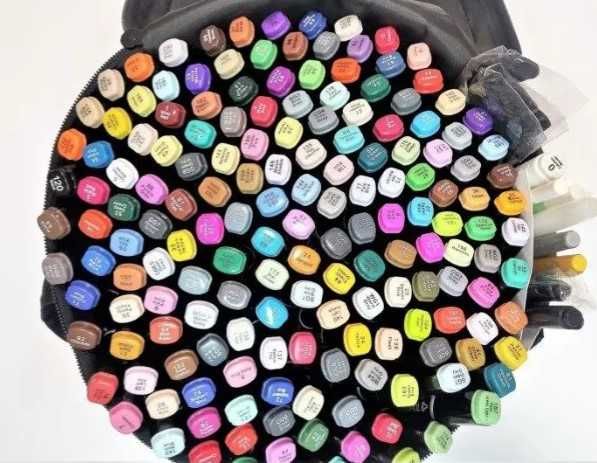 Набор скетч-маркеров touch — 168 шт. в удобной сумке