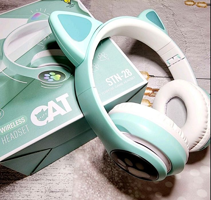 Беспроводные наушники Wireless Cat Ear Headphones STN-28