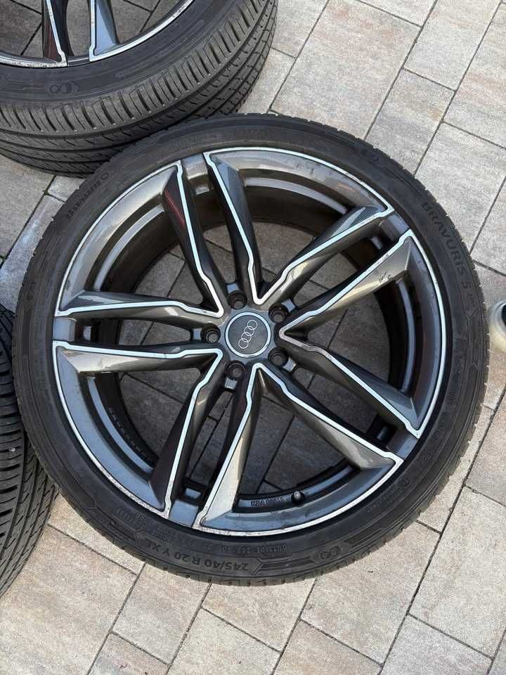 Felgi Audi z nowymi oponami letnimi 20" a4 b8 a6 c7