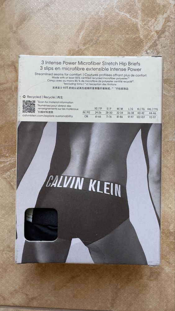 Боксери бріфи Calvin Klein 3 шт труси плавки оригінал  boxer