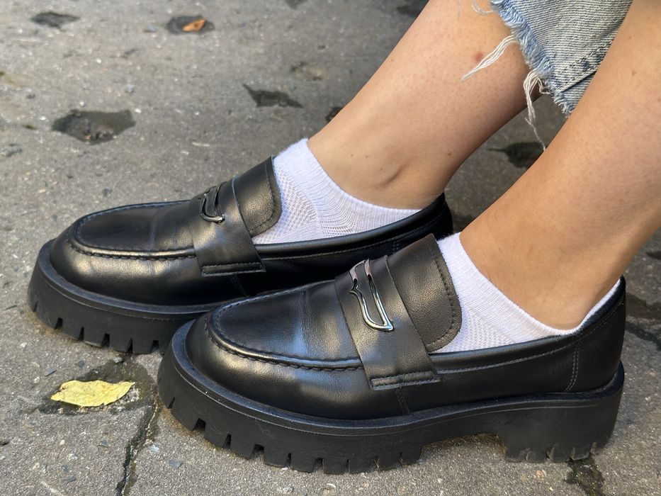 Лофери з натуральної шкіри