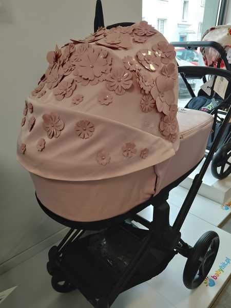 [OUTLET] Cybex Priam 4.0 Wózek Głęboko-Spac. Pale Blush Simply Flowers