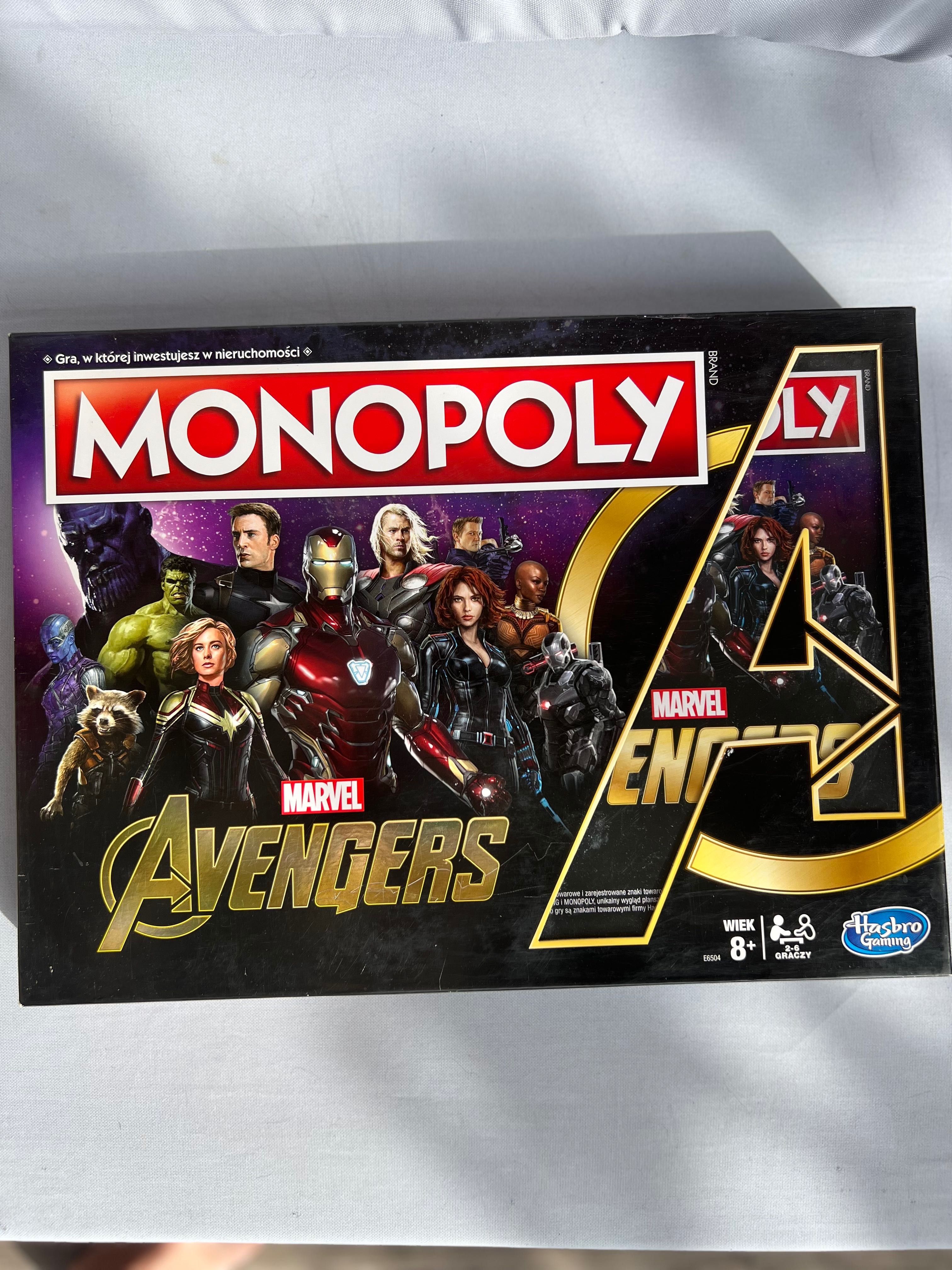 Gra planszowa Hasbro Monopoly Avengers