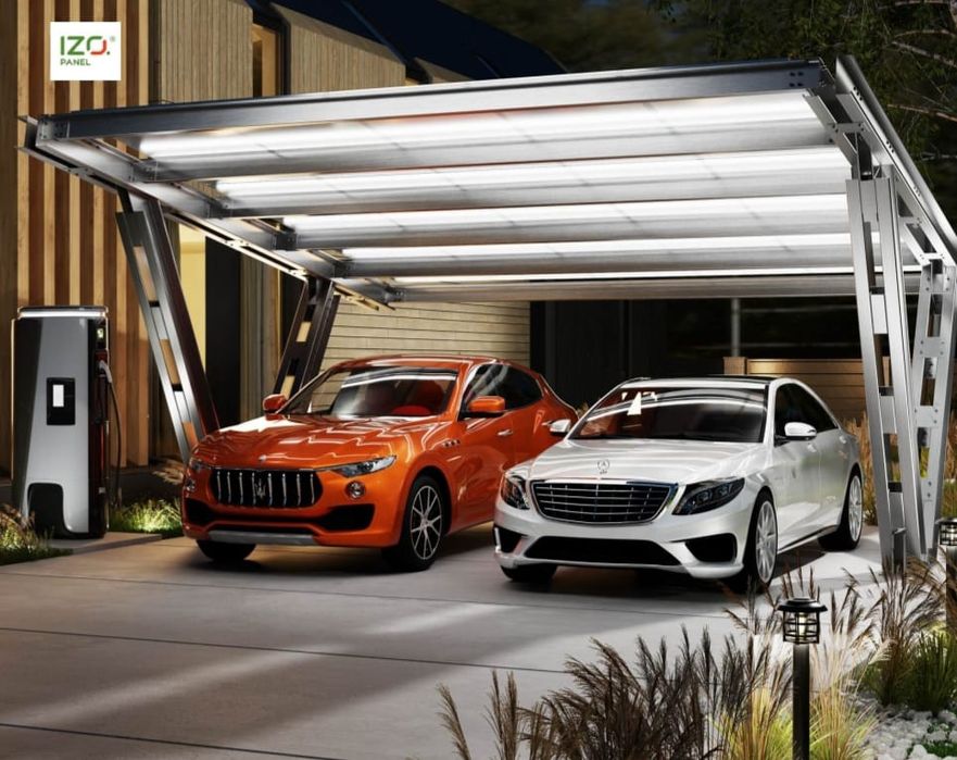 Carport wiata garażowa garaż konstrukcją stalowa