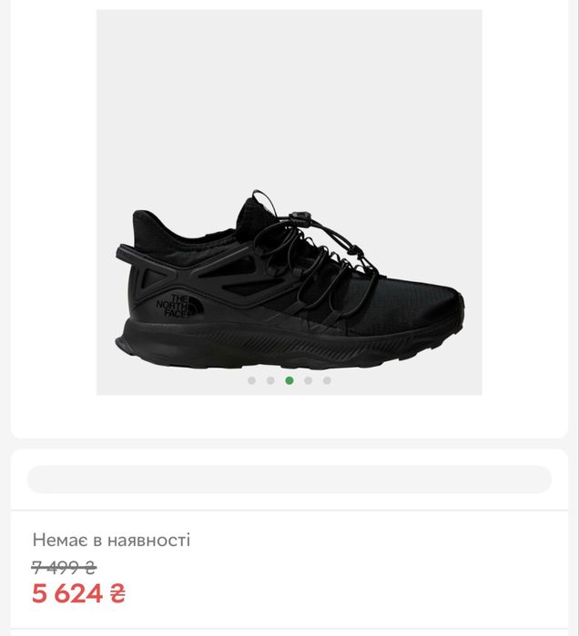 Чоловічі кросівки The North Face NF0A7W5U KX71 43 оригінал