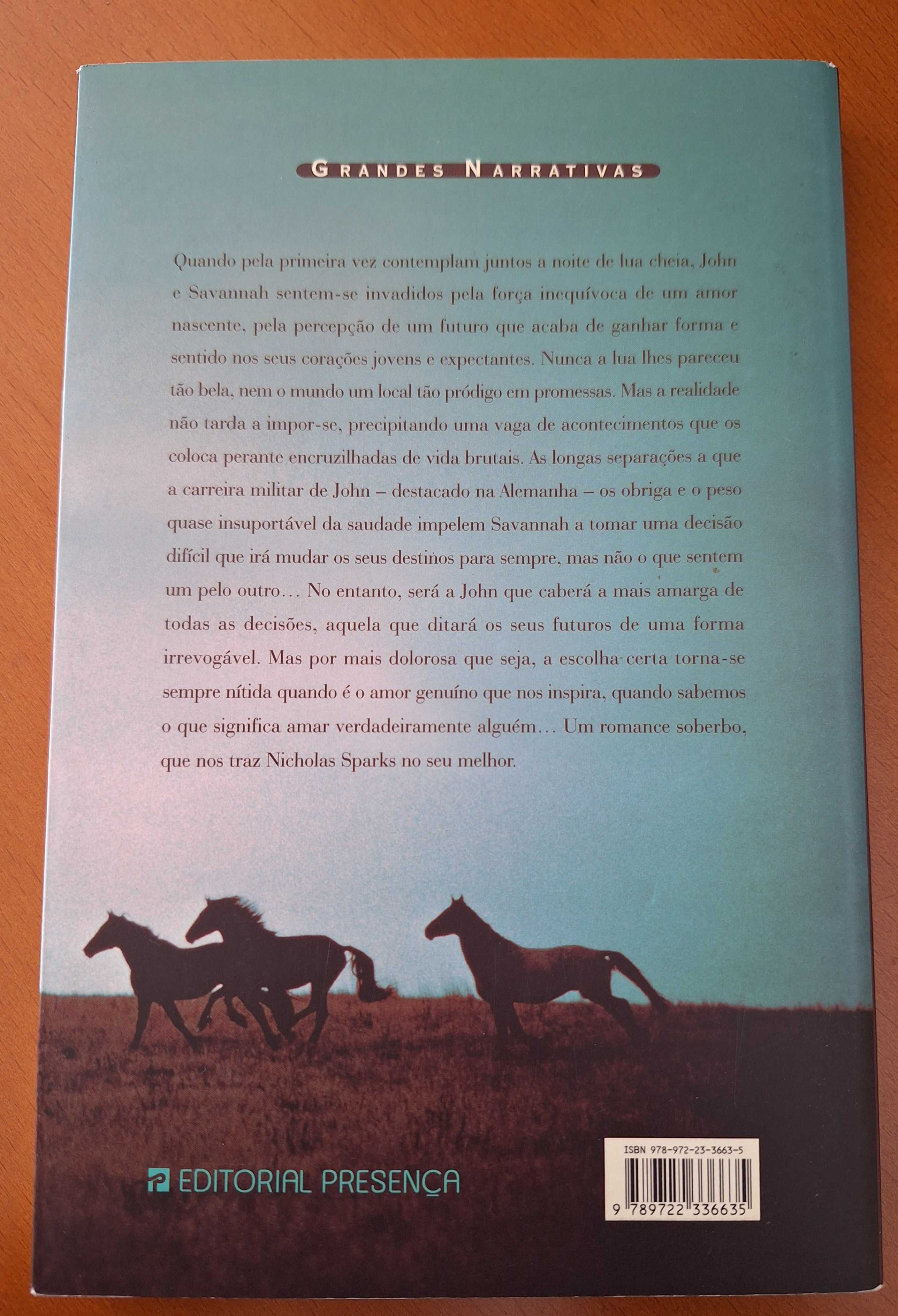 Juntos ao luar - Nicholas Sparks (portes incluídos)