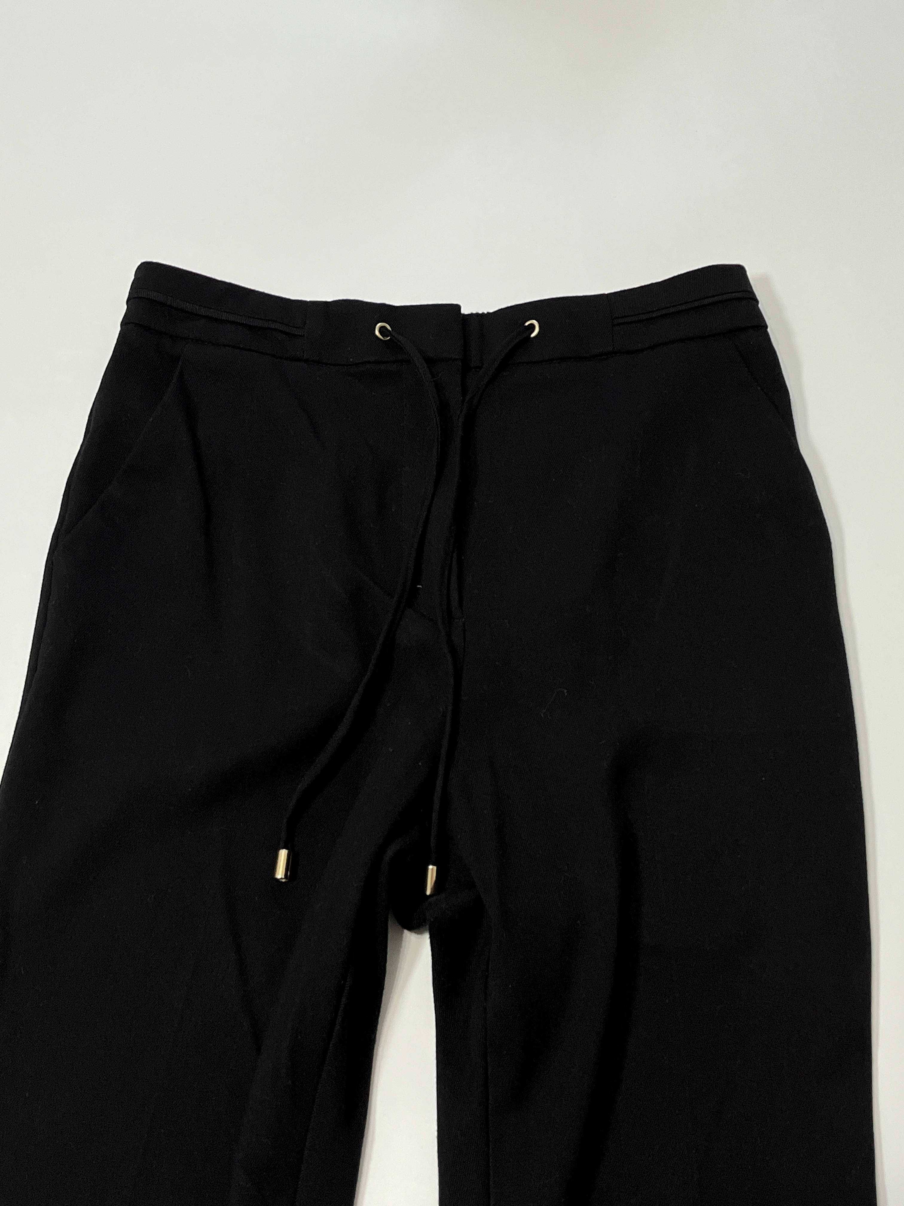 Czarne luzne spodnie męskie L unisex