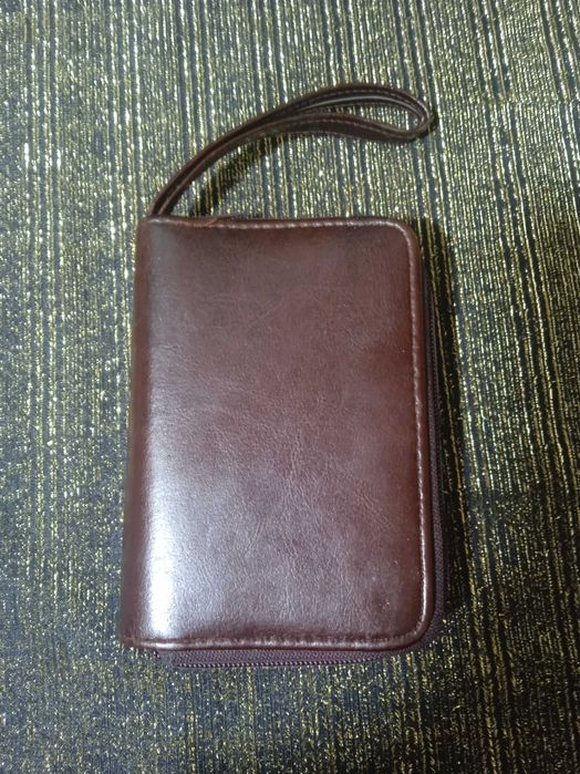 Кожаная барсетка с Блакнотом и Калькулятором.