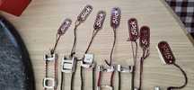 8 pulseiras Slick Acero