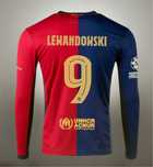 Koszulka FC Barcelona 24/25 LM dom longsleeve LEWANDOWSKI 9 r. L 48h
