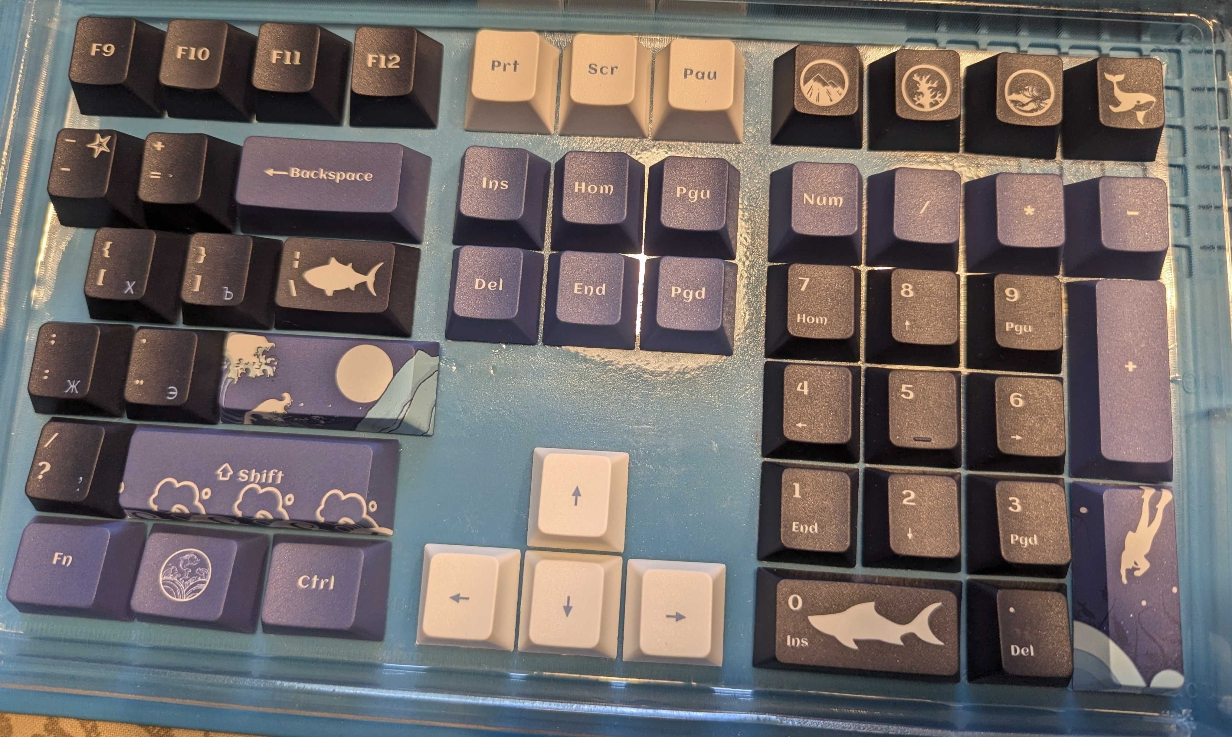 XVX Russian Cherry Double Shot PBT Keycaps (кейкапи для клавіатури)