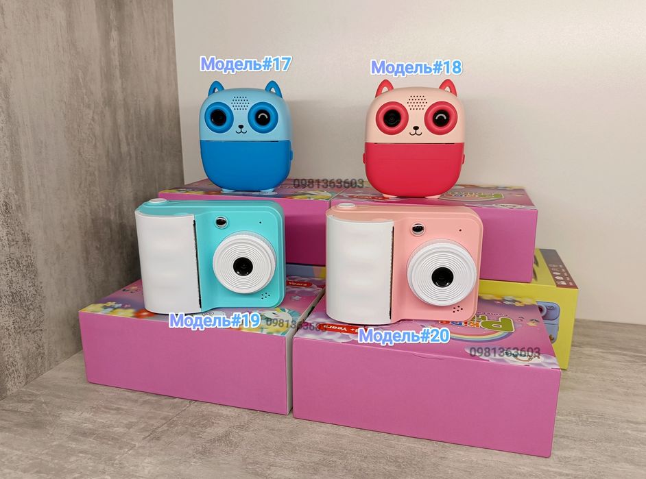 Дитячий фотоапарат дитячий фотопринтер дитяча фото камера  детская кам