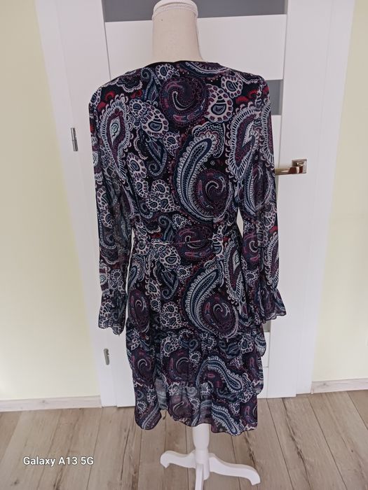 Sukienka włoska granatowa