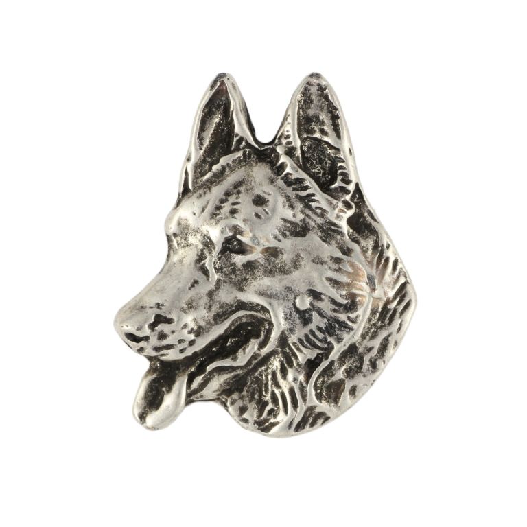 Owczarek niemiecki pin posrebrzony Art-Dog