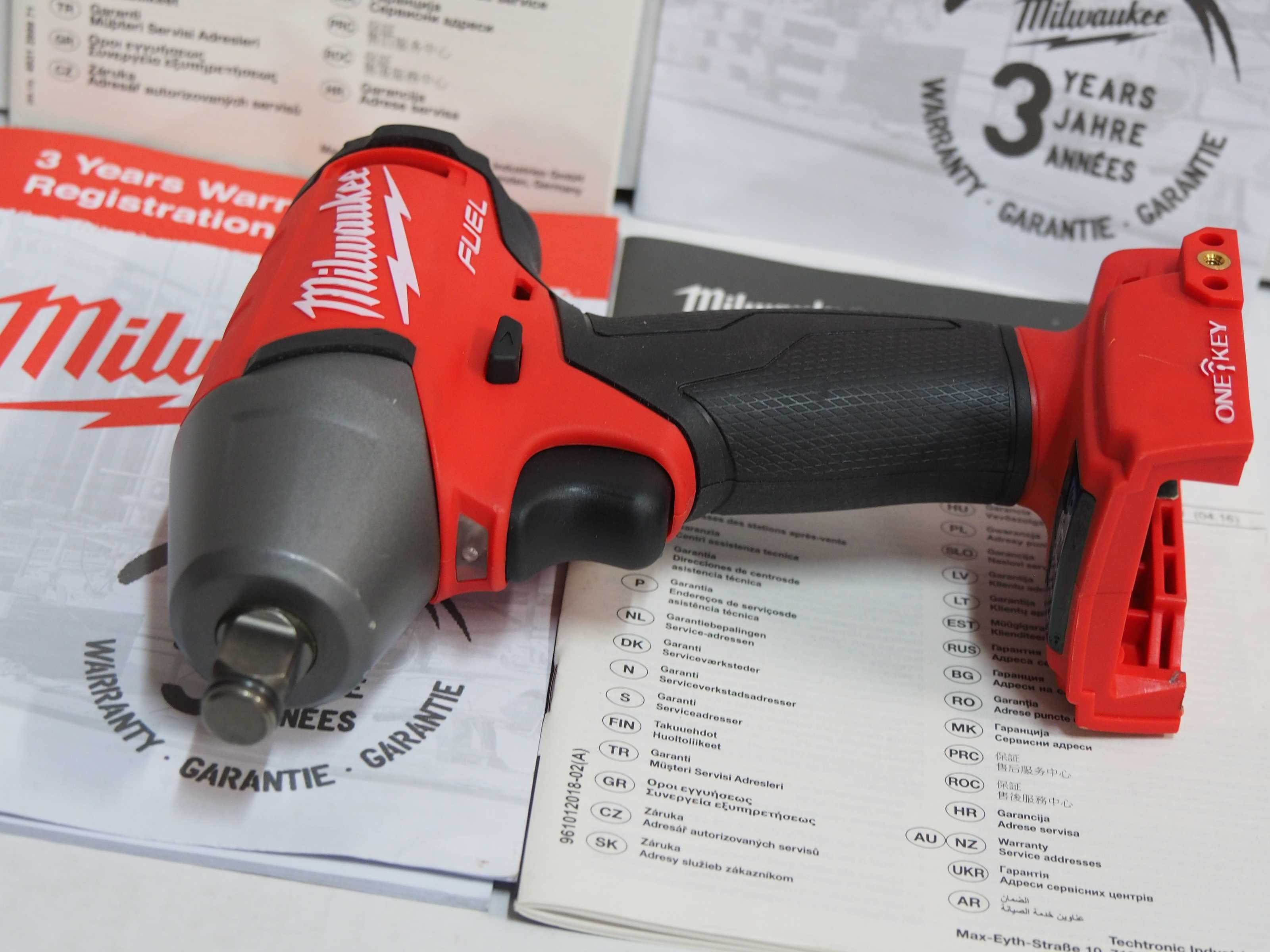 MILWAUKEE M18 ONEIWF 12 klucz udarowy 1/2' moc 300Nm 4 biegi bez aku