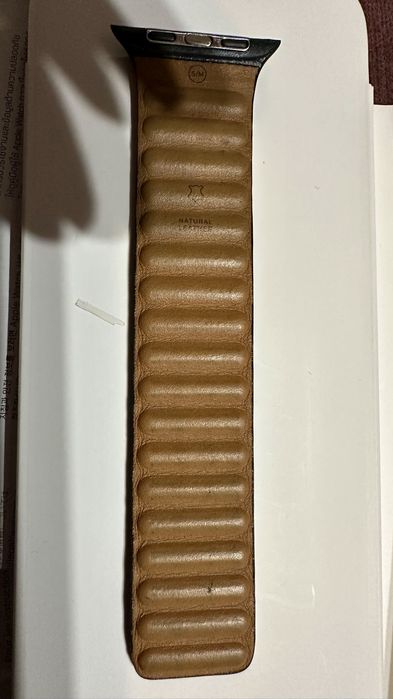 Oryginalny pasek skórzany do Apple Watch - kolor północy (midnight)