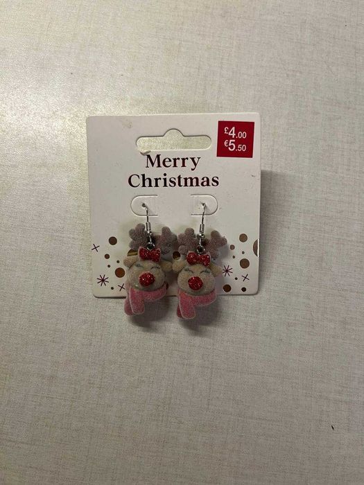 Кульчики(сережки) новорічні