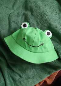 Czapka Żaba, zielona, bucket hat, żaba, przebranie, kapelusz