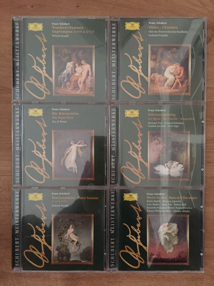 Coleção 6 CDS Franz Schubert