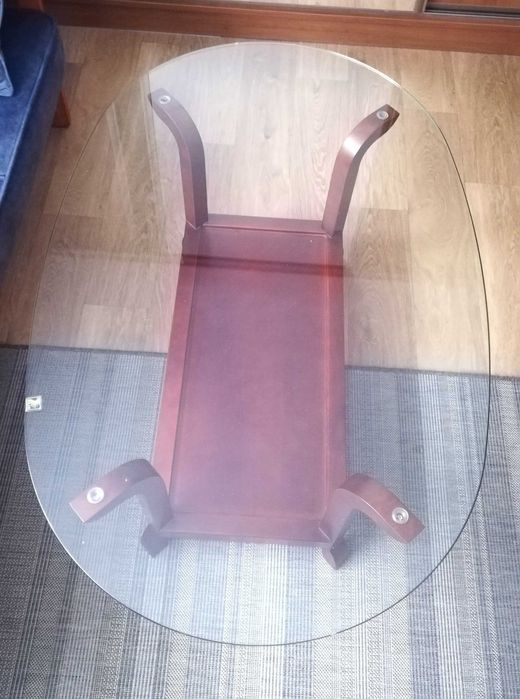 Stolik kawowy KLER szklany blat