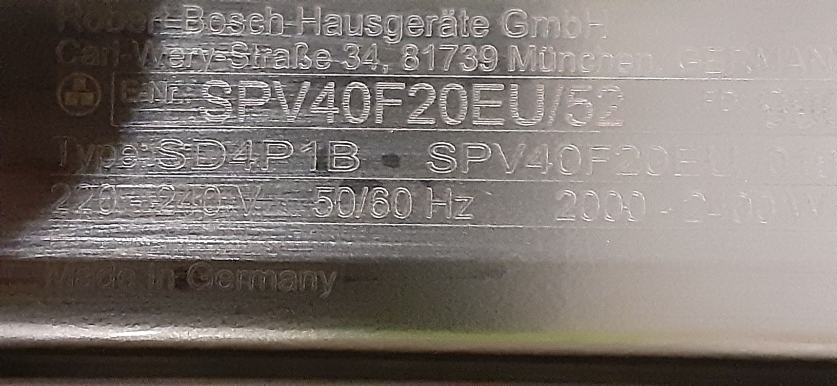 Посудомийна машина герман Bosch SPV40F20EU узкая встраемаемя 45см дост