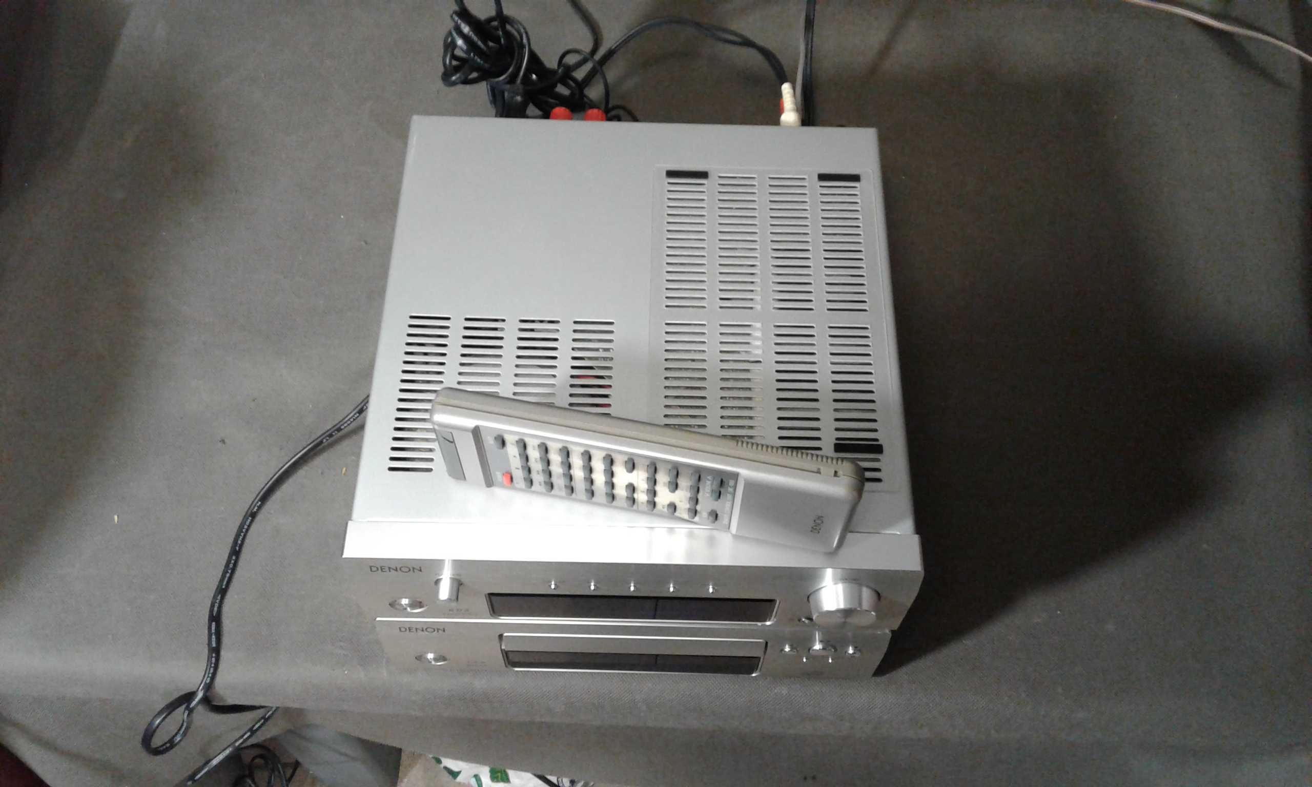 DENON DRA-F102,zestaw stereo,pilot