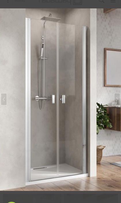 RADAWAY drzwi prysznicowe 80 kowbojskie NOWE