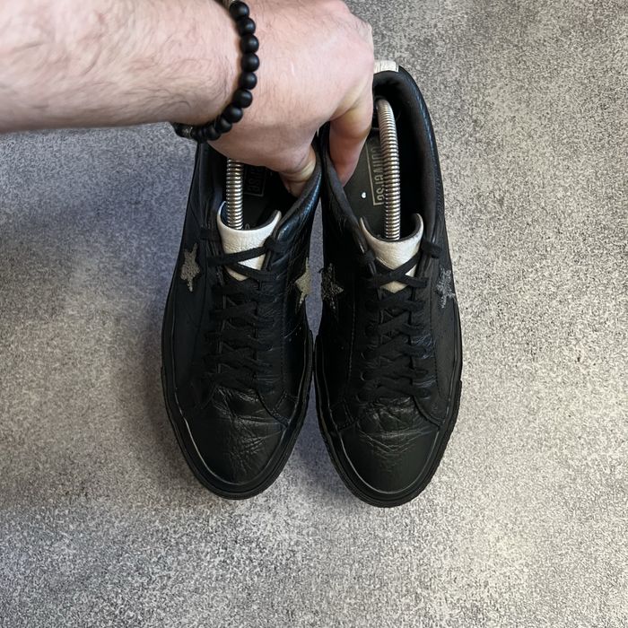 Кеди Converse One Star оригінальні чоловічі шкіряні кросівки конверс