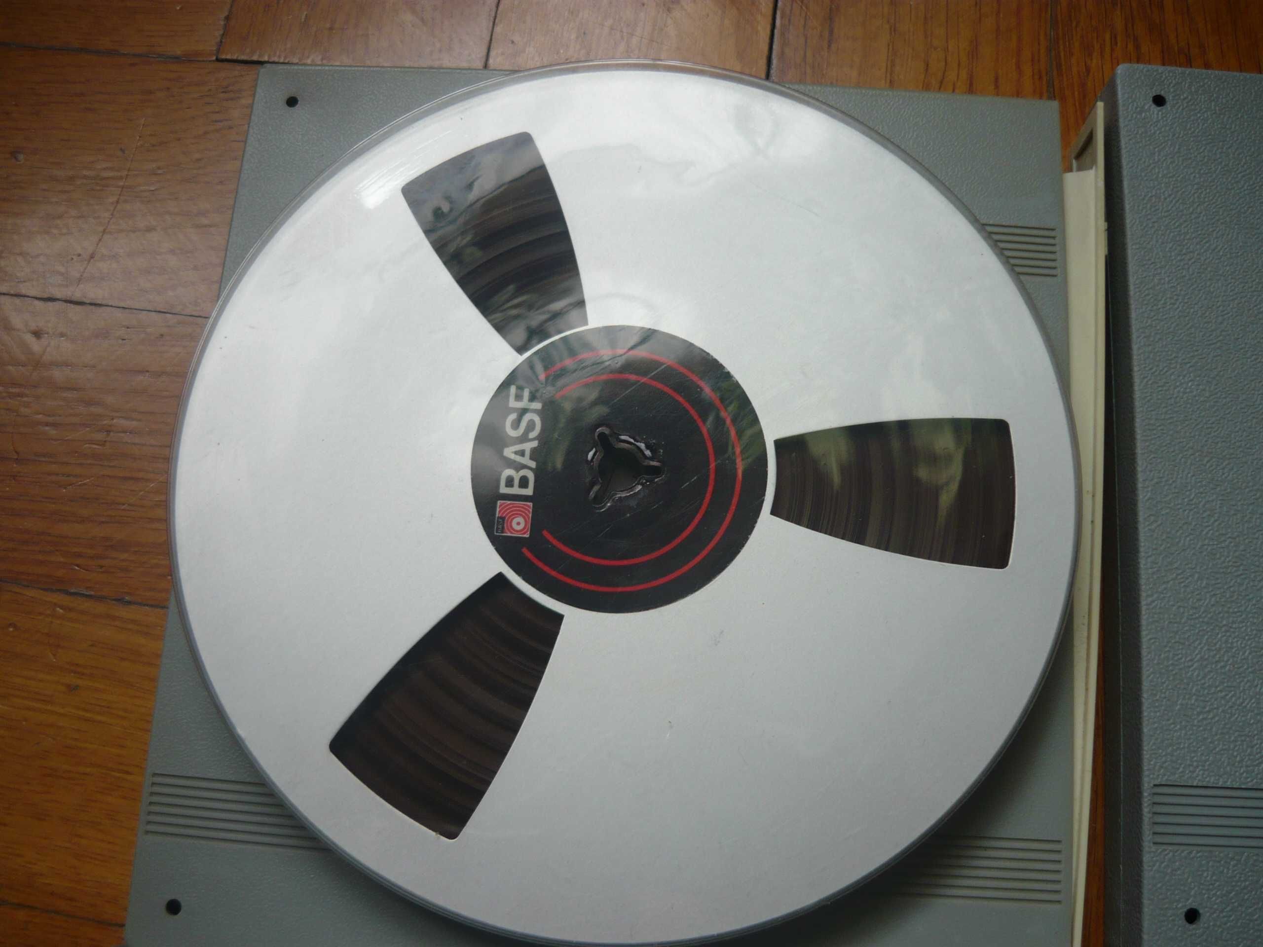 Basf aluszpule 18cm z tasma basf oryginalnym pudelkiem plastikowym