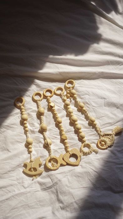 На виписку Подарунок Тренажер Монтессорі Підлоговий Мобіль з підвісами