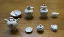 8 miniaturas Vista Alegre e Candal