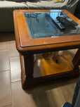 mesinha de vidro central para sala