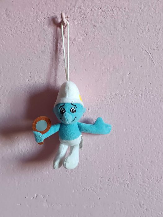 Kolekcjonerska maskotka / brelok / zawieszka SMERF Laluś 11 cm