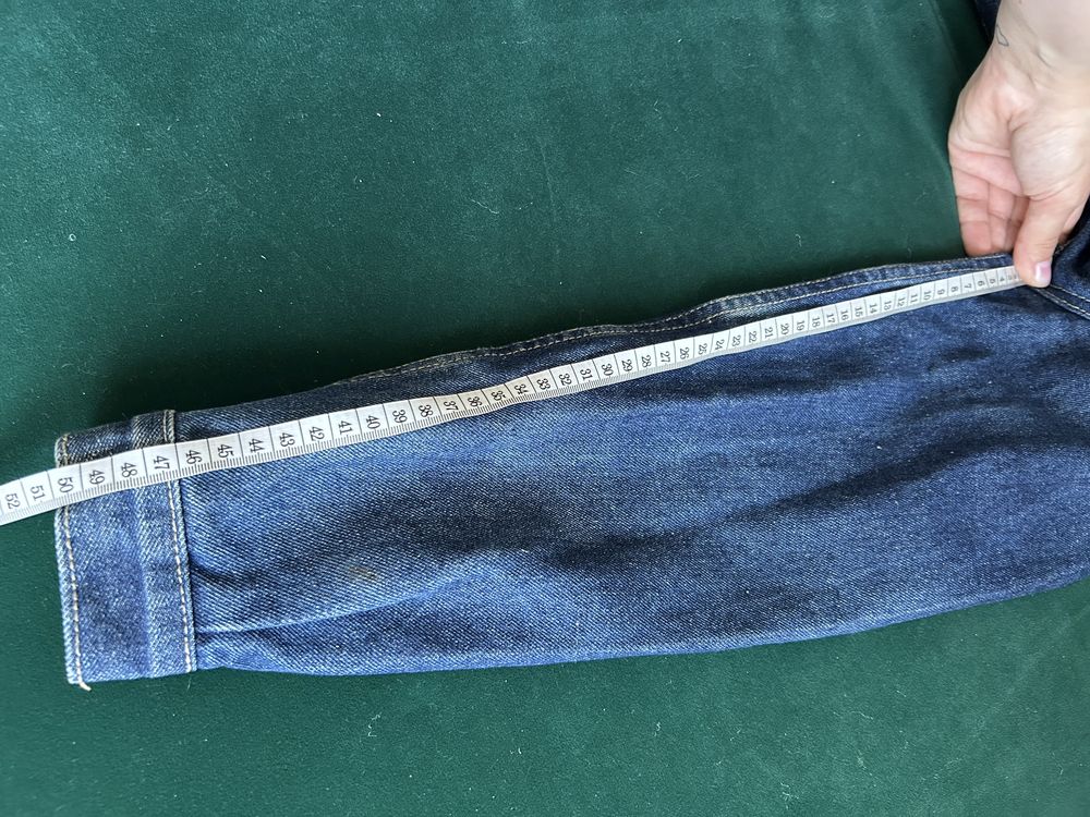 Damska jeansowa katana kurtka granatowa