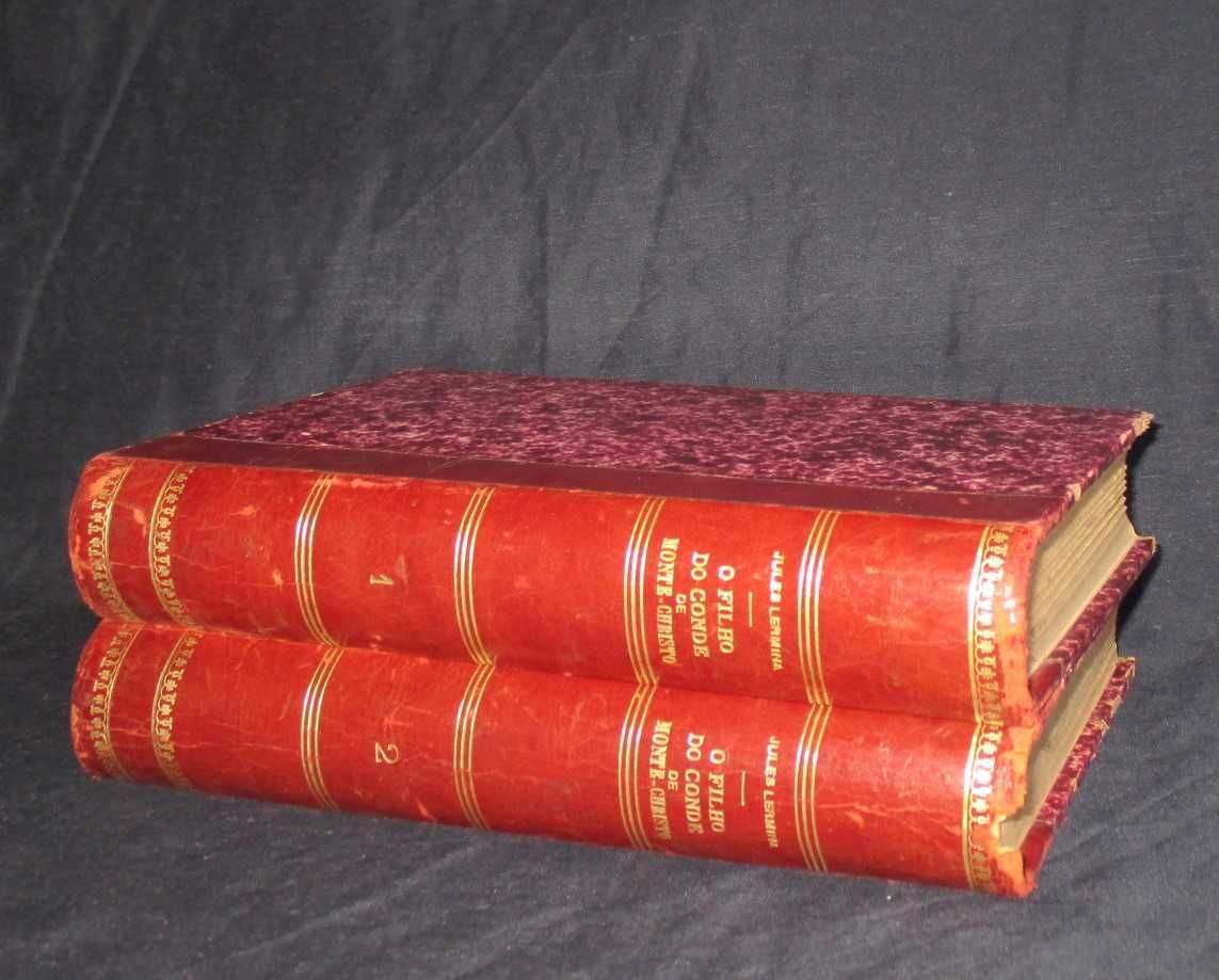 Livro O Filho do Conde de Monte-Cristo Jules Lermina 2 Volumes