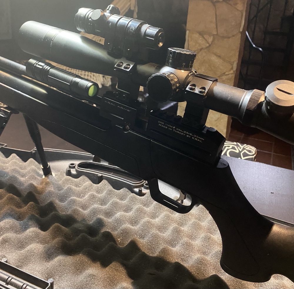 Carabina Kral cal. 6.35  PCP (ar comprimido)