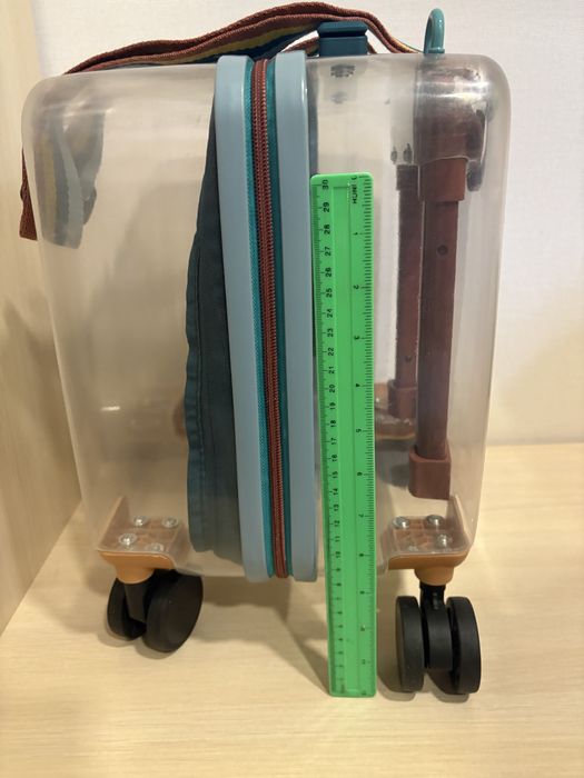 Прозора валіза, нова,  дитяча або ручна поклажа, регулюється ручка