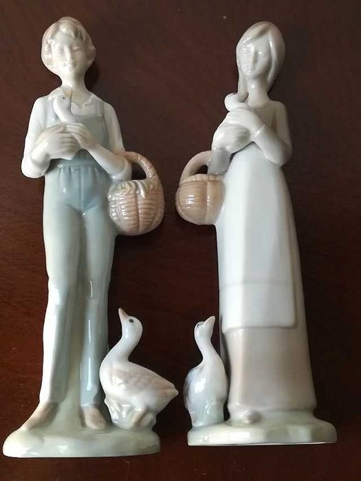 Casal em porcelana japonesa