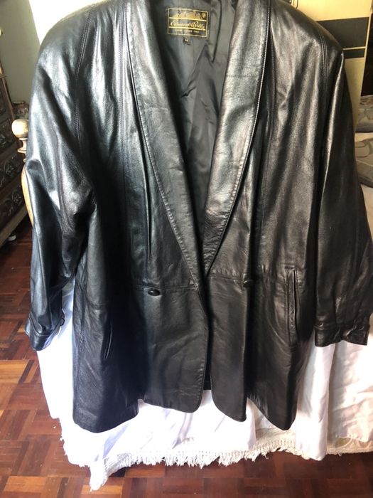 Casaco pele classico preto