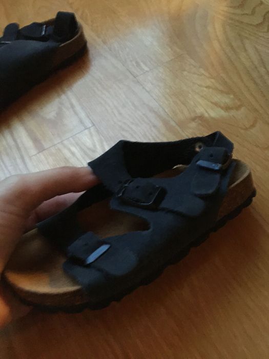 Sandálias camurça plakton