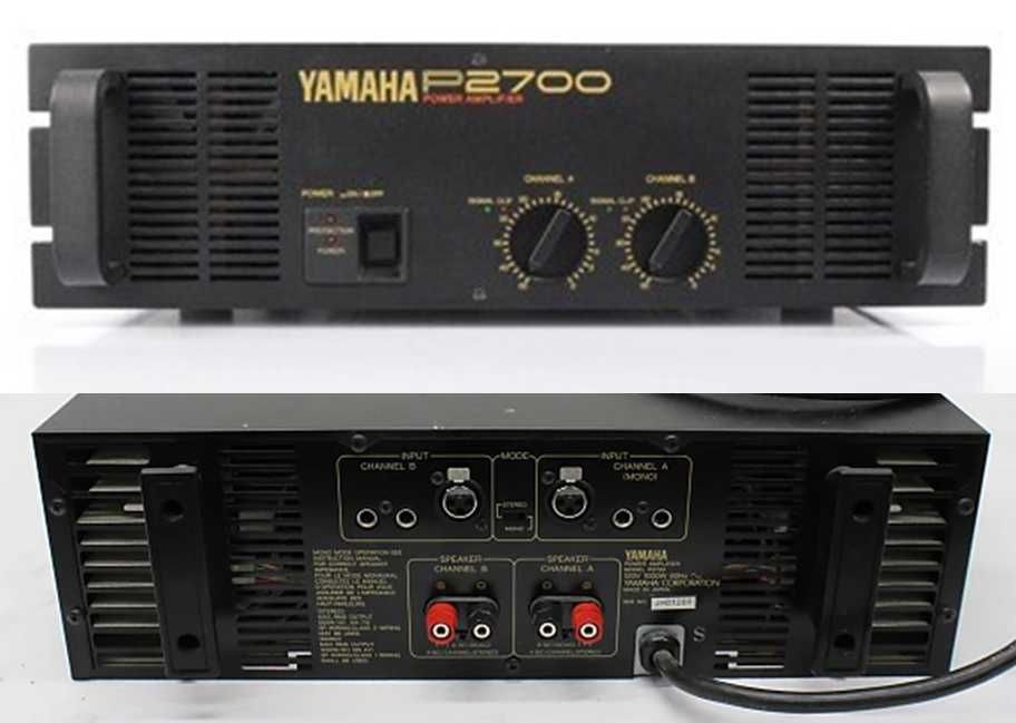 Yamaha P2700 Amplificador de potência a 2700w RMS a 2 Ohms,