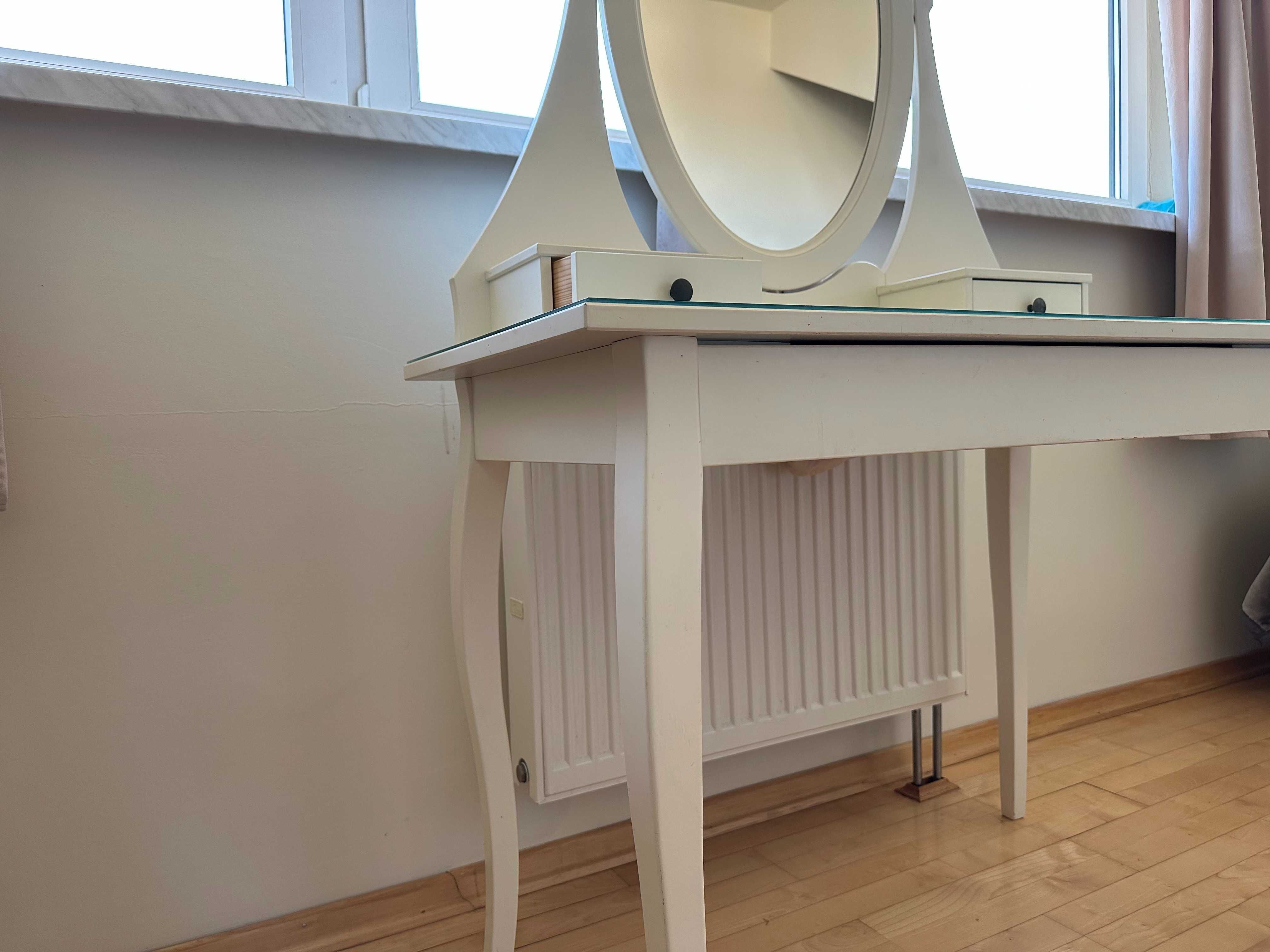 Toaletka biała HEMNES-IKEA 100x50 cm