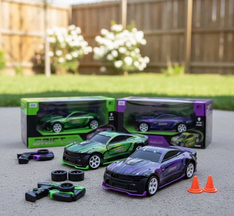 Машинка на радіокеруванні 25см 12км/г гоночна дрифт машинка світло фар