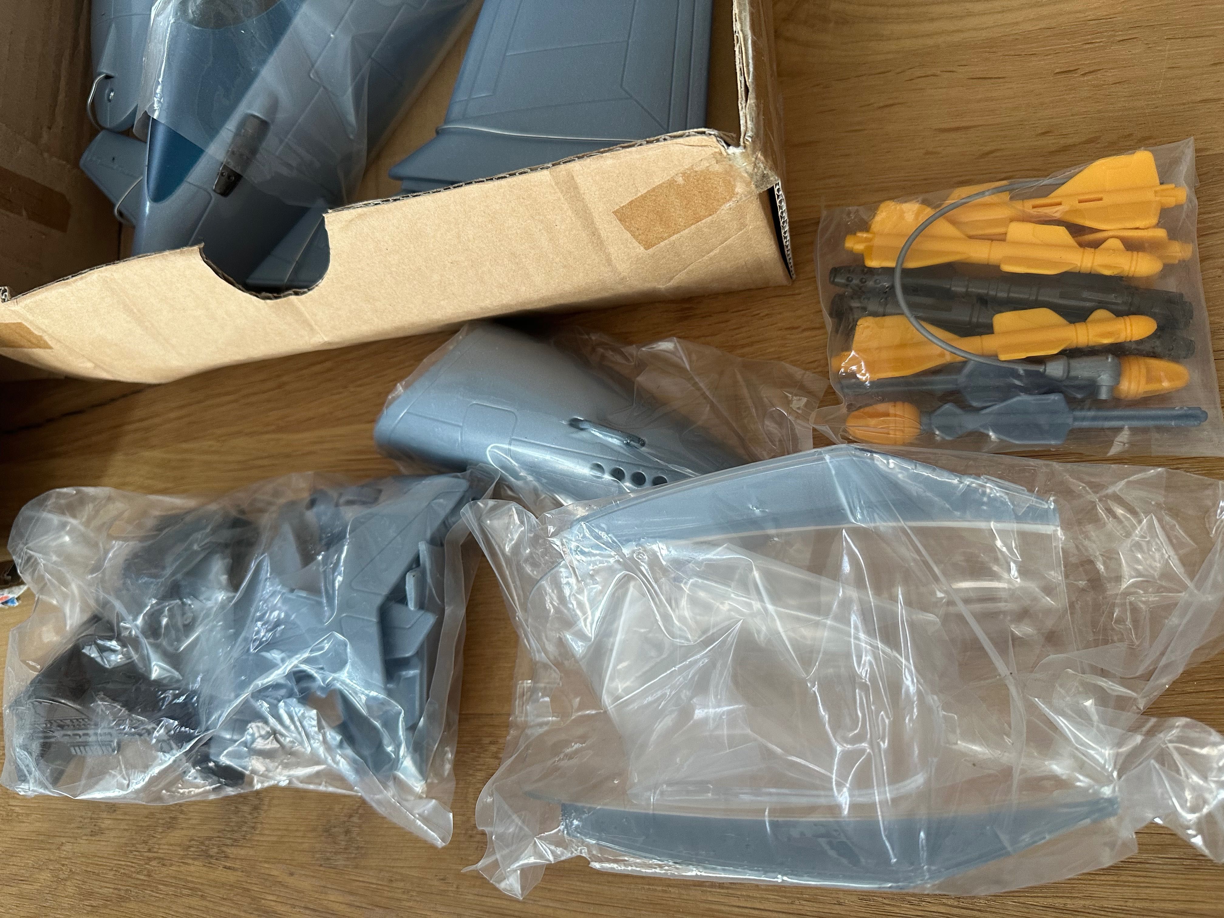 MAX STEEL MX-25 Attack Jet Duży nowy unikat 1999