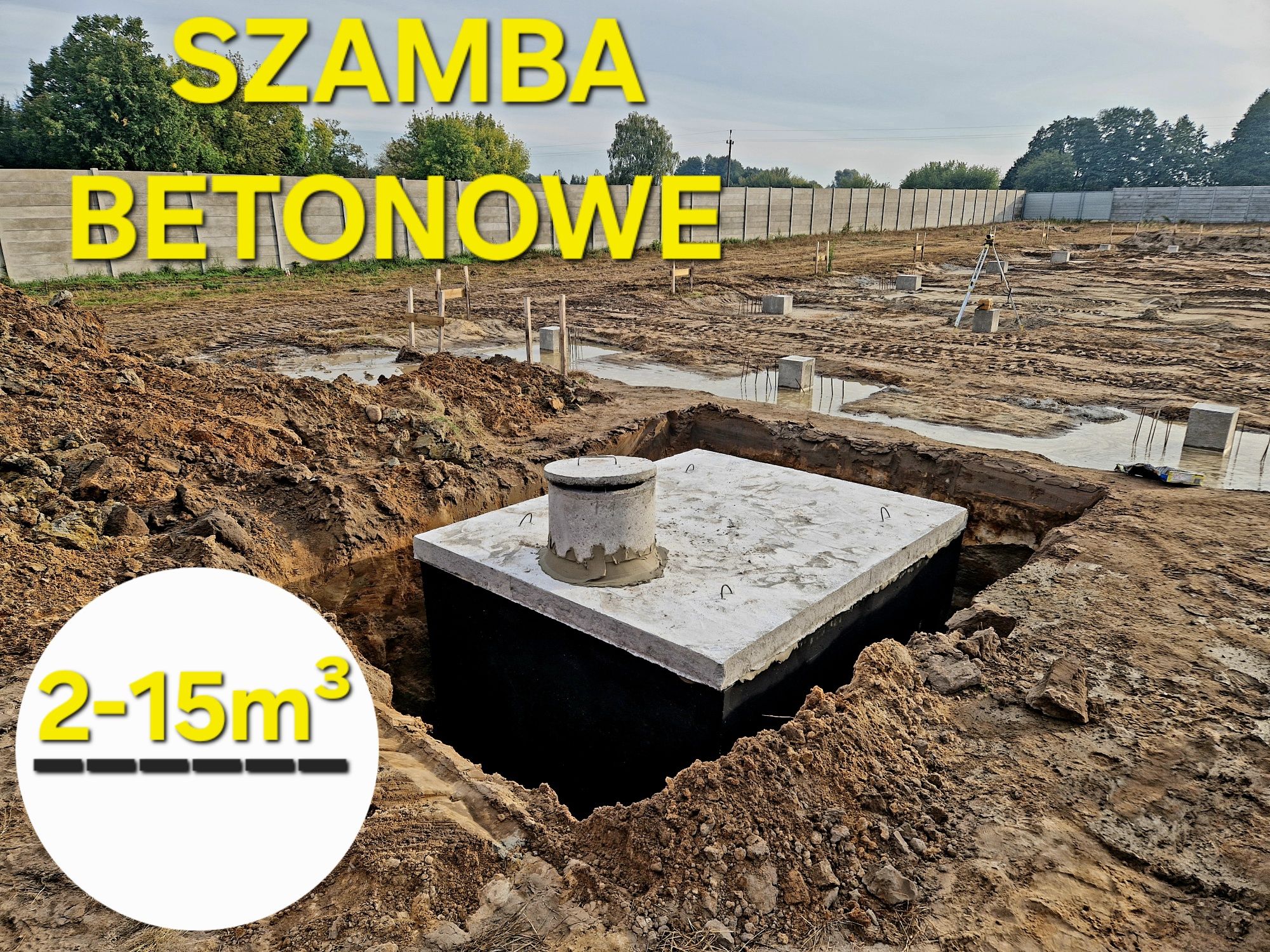Szambo betonowe 10m3 12m3 Wieliczka Kraków Miechów Montaz Gratis